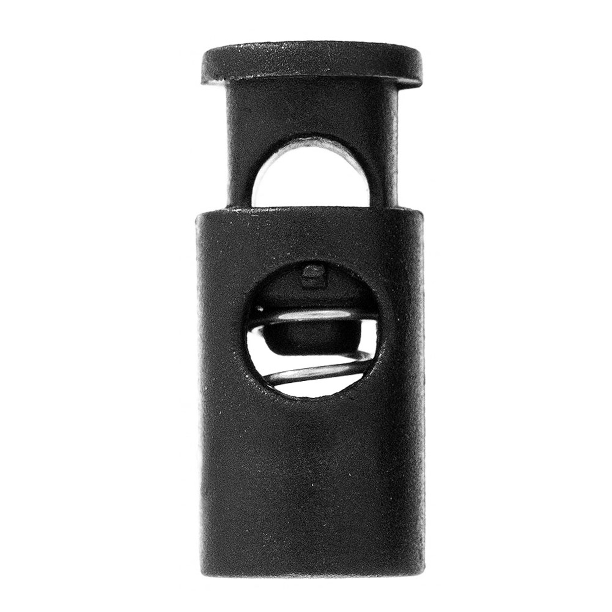 West Coast Paracord Mini Plastic Spring Cord Lock - Toggle Stopper Design  Available in Pack Sizes of 5, 10, 25, 50, 100 - Ideal for Drawstrings
